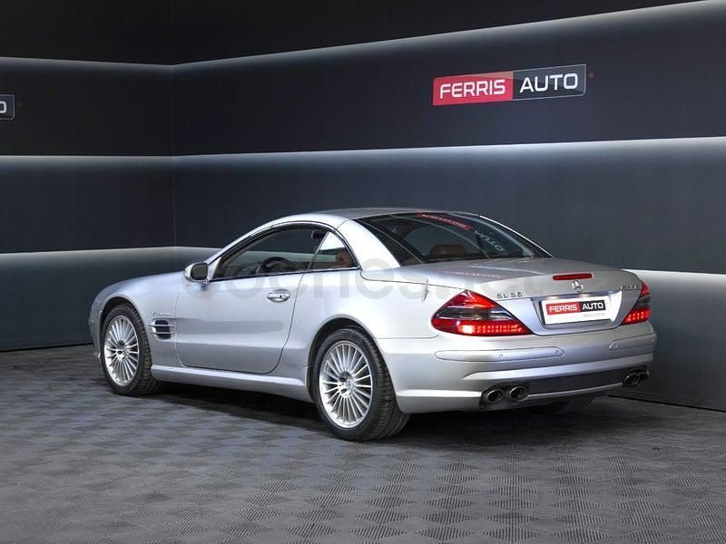 Usado Mercedes SL55 AMG AMG 476 CV (350 kW) 2002 Gris / plata Descapotable