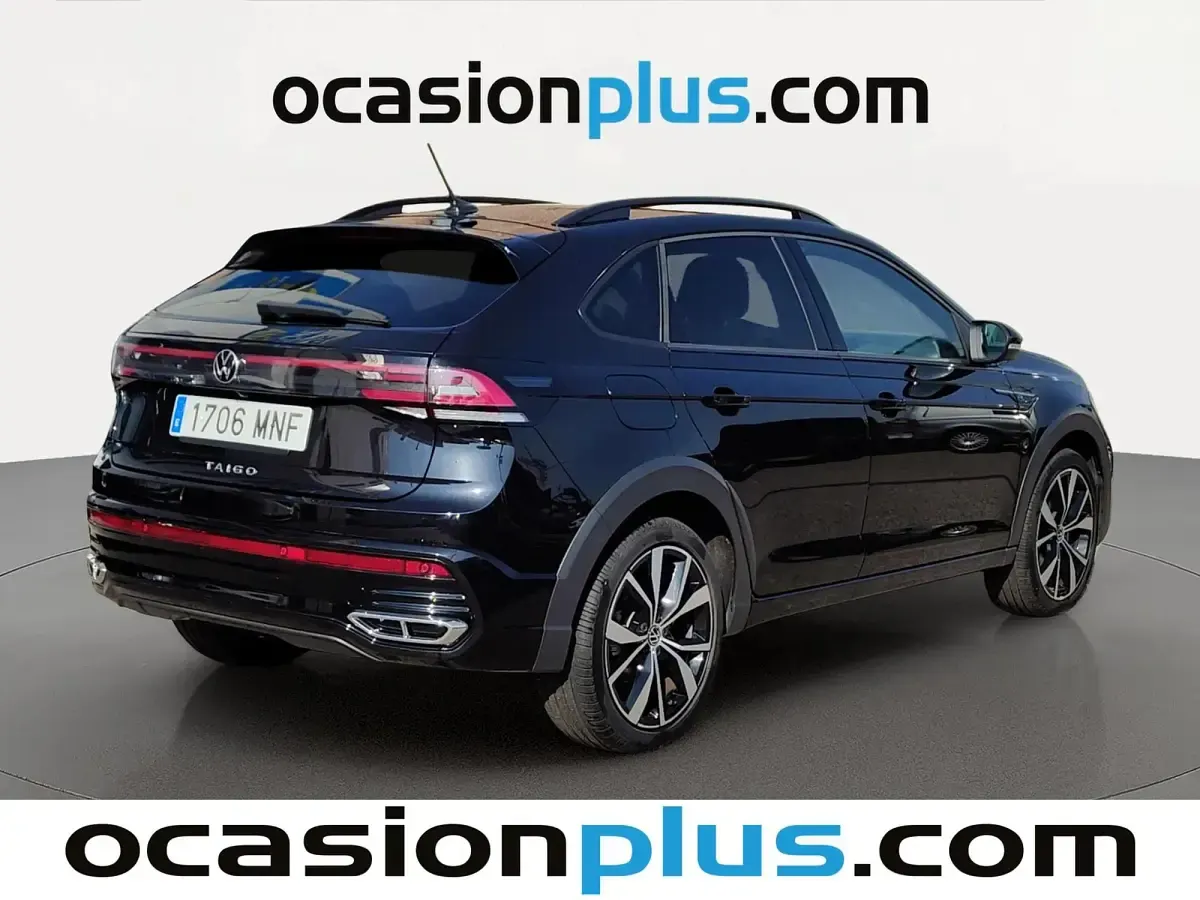 Usado VW Taigo R-line 110 CV (80 kW) 2024 Negro SUV