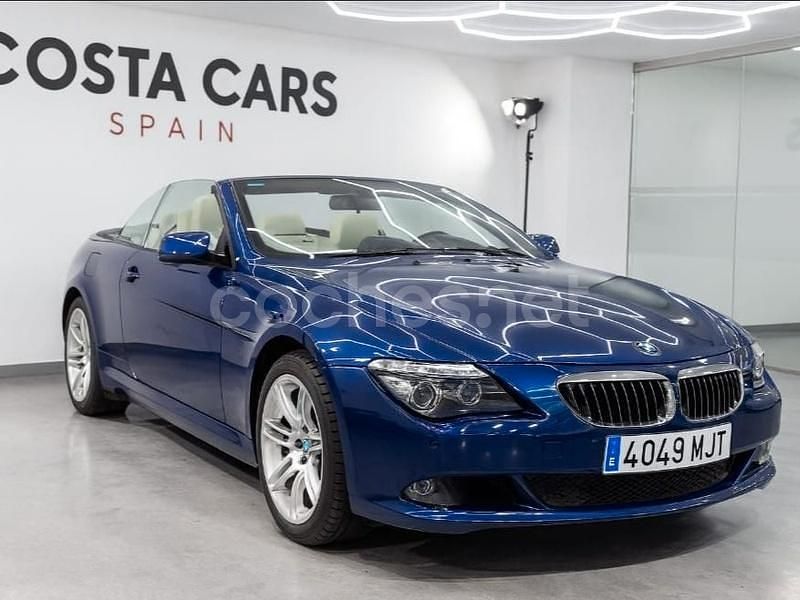 Usado BMW 635 Cabriolet Comfort Edition 286 CV (210 kW) 2010 Azul Descapotable