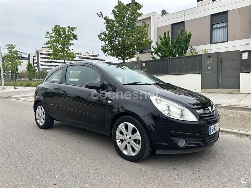 Usado Opel Corsa Enjoy 75 CV (55 kW) 2008 Negro Utilitario