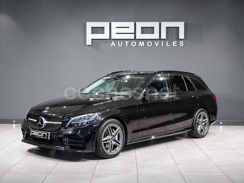 Negro Usado 2018 Mercedes C220 Familiar | 29.990 € (Caro) - Imagen 1/4