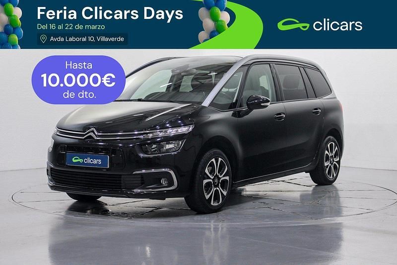 Usado Citroën C4 SpaceTourer Shine 130 CV (95 kW) 2020 Negro Monovolumen