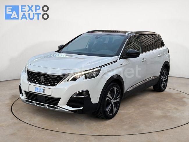 Usado Peugeot 5008 GT-line 130 CV (95 kW) 2019 Blanco SUV