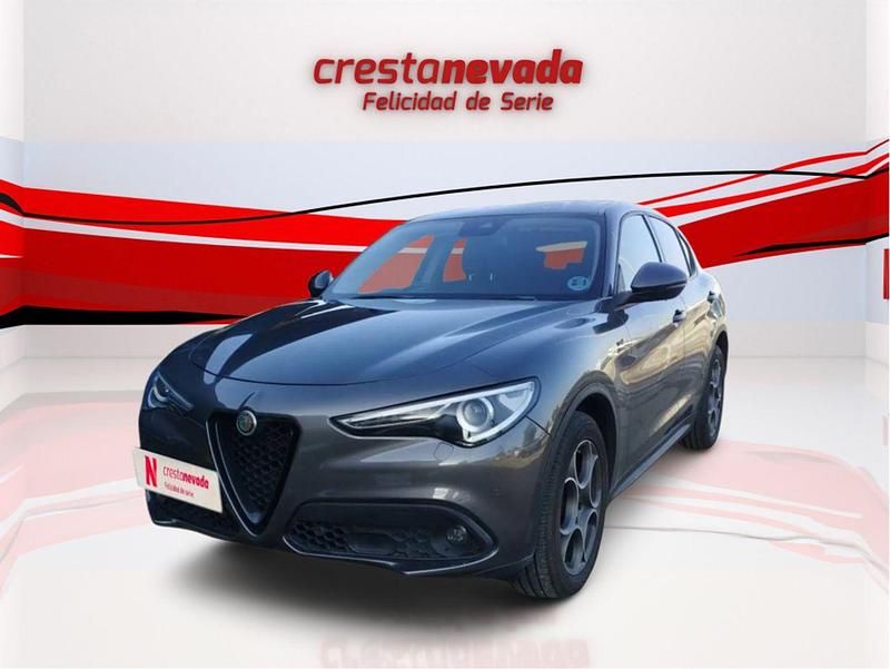 Gris Usado 2021 Alfa Romeo Stelvio Sprint SUV | 28.895 € (Un poco caro) - Imagen 1/4