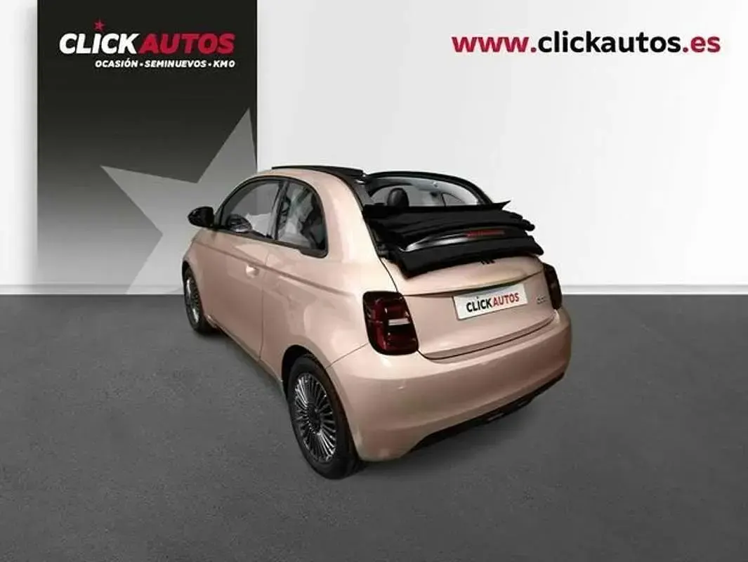 Usado Fiat 500e Icon 86 kW (118 CV) 2022 Amarillo Descapotable