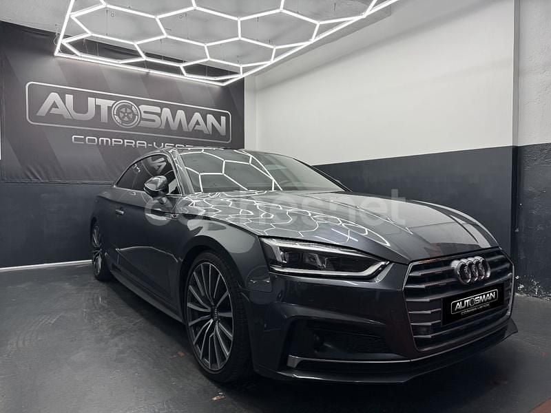 Usado Audi A5 S-Line 190 CV (139 kW) 2019 Gris / plata Coupe