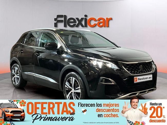 Usado Peugeot 3008 GT-line 130 CV (95 kW) 2020 Negro SUV
