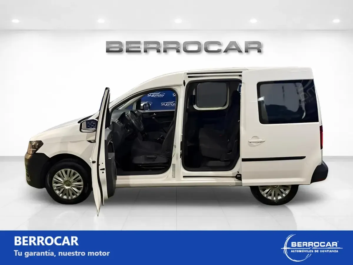 Usado VW Caddy 102 CV (75 kW) 2020 Blanco Monovolumen