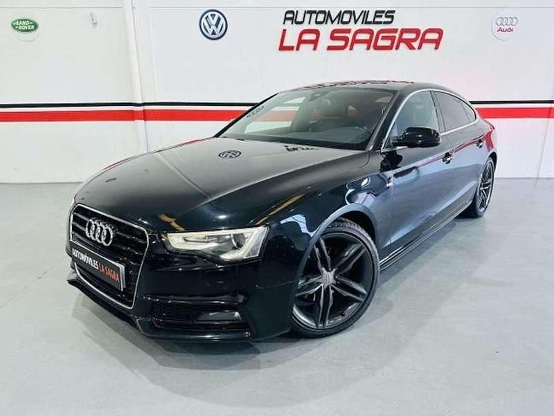 Usado Audi A5 S-Line 170 CV (125 kW) 2014 Negro Utilitario