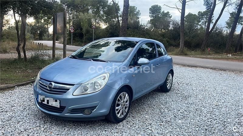 Azul Usado 2009 Opel Corsa Sport Berlina | 2740 € (Super precio) - Imagen 1/4