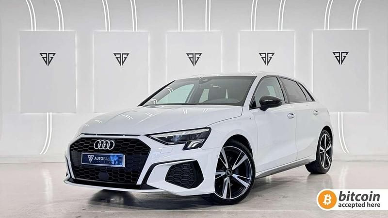 Usado Audi A3 Sportback S-Line 150 CV (110 kW) 2021 Blanco Utilitario