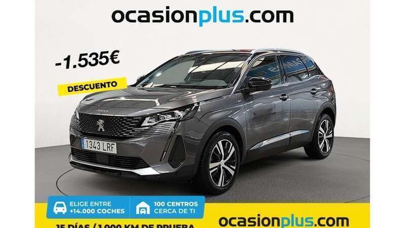 Gris Usado 2021 Peugeot 3008 Style Monovolumen | 15.355 € (Super precio) - Imagen 1/4