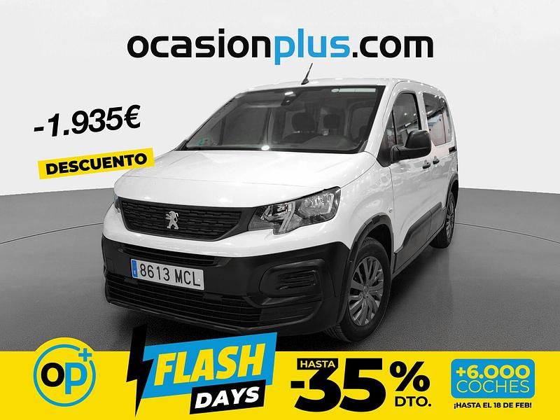 Blanco Usado 2022 Peugeot Rifter Active Monovolumen | 14.690 € (Precio justo) - Imagen 1/4