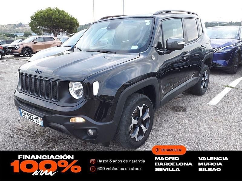 Negro Usado 2022 Jeep Renegade Trailhawk SUV | 19.450 € (Buen precio) - Imagen 1/4