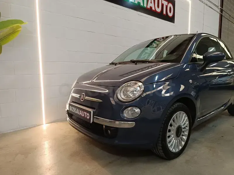 Usado Fiat 500 Pop 69 CV (50 kW) 2013 Azul Berlina