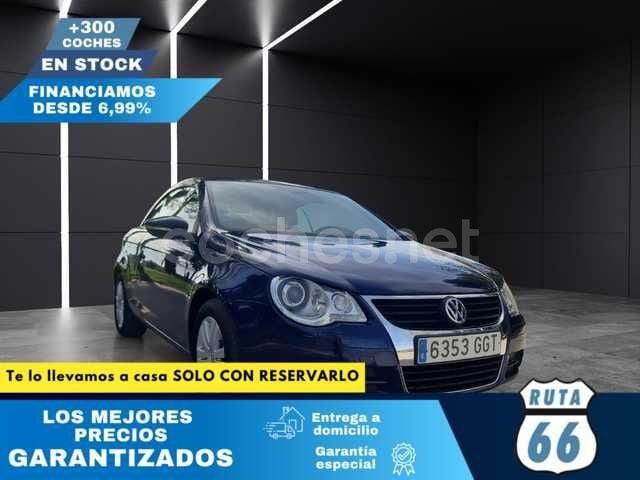 Usado VW Eos 122 CV (89 kW) 2008 Azul Descapotable