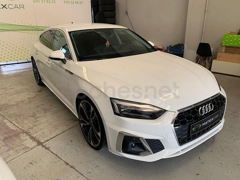 Usado Audi A5 Sportback S-Line 163 CV (119 kW) 2021 Blanco Utilitario
