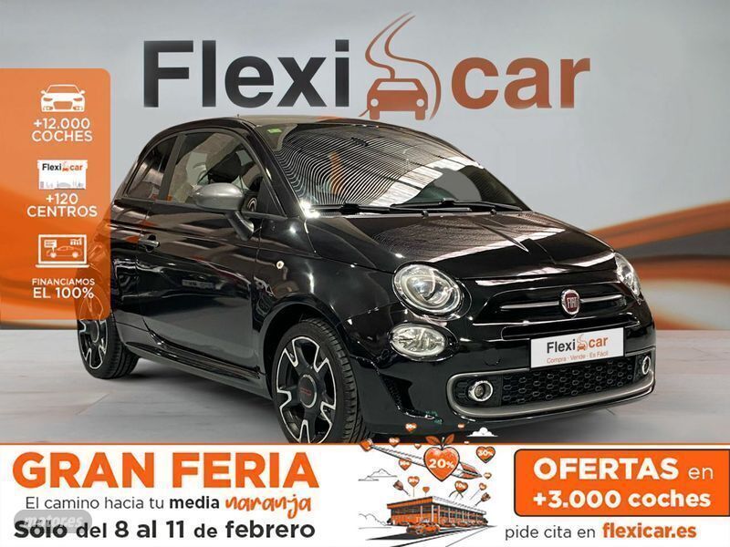 Usado Fiat 500 S 69 CV (50 kW) 2017 Negro Utilitario