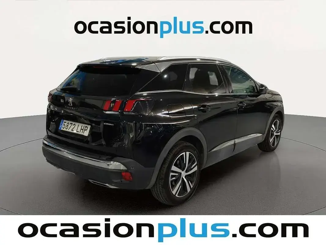 Usado Peugeot 3008 GT-line 131 CV (96 kW) 2020 Negro SUV