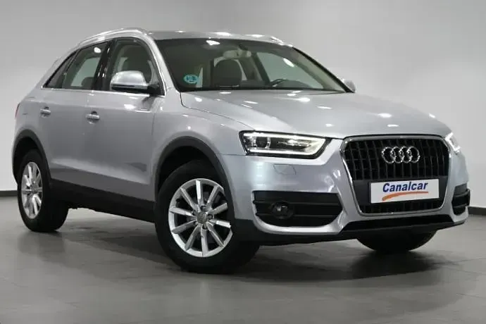 Usado Audi Q3 Advanced 150 CV (110 kW) 2014 Plateado SUV