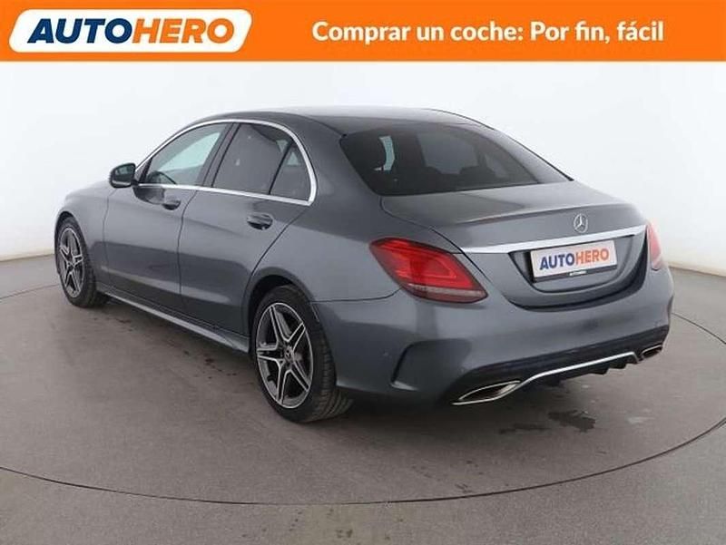 Usado Mercedes C200 AMG line 186 CV (136 kW) 2019 Gris Berlina