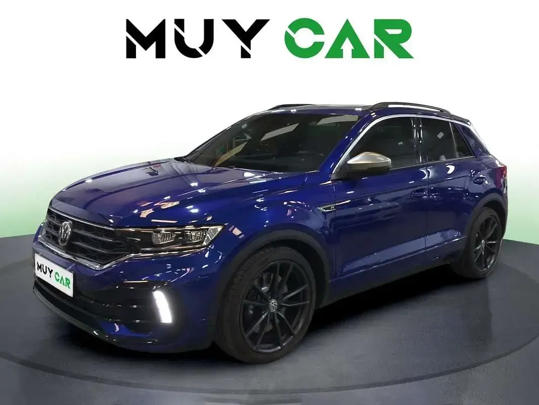 Usado VW T-Roc R 300 CV (220 kW) 2020 Azul SUV