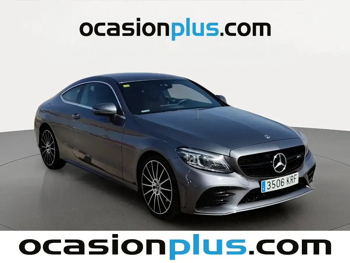 Usado Mercedes C200 184 CV (135 kW) 2018 Gris Coupe