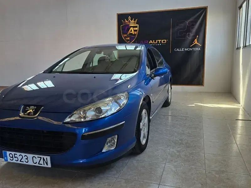 Usado Peugeot 407 137 CV (100 kW) 2005 Azul Berlina
