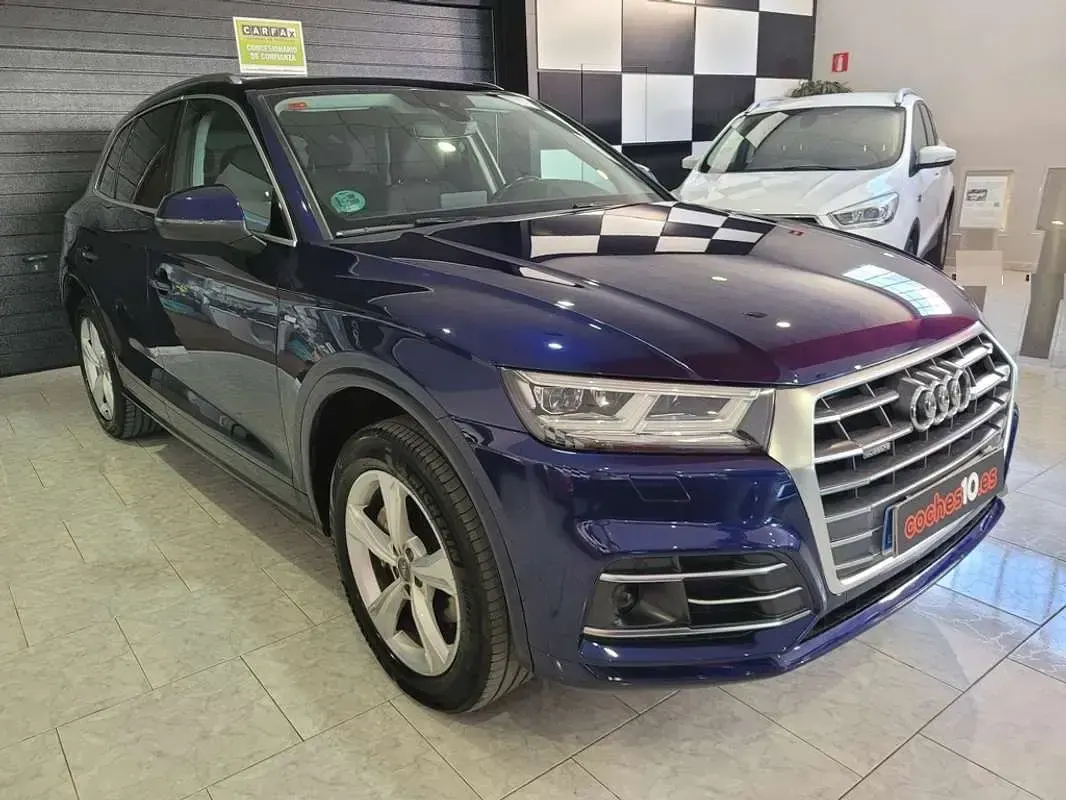 Usado Audi Q5 S-Line 190 CV (139 kW) 2017 Azul SUV