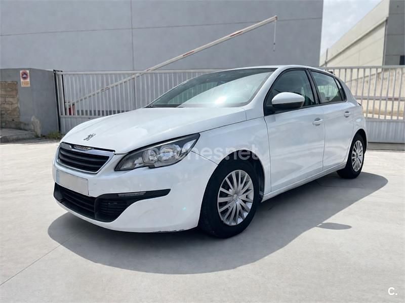 Usado Peugeot 308 Access 92 CV (67 kW) 2014 Blanco Berlina