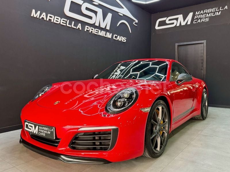 Rojo Usado 2017 Porsche 911 Carrera Coupe | 114.990 € (Precio justo) - Imagen 1/4