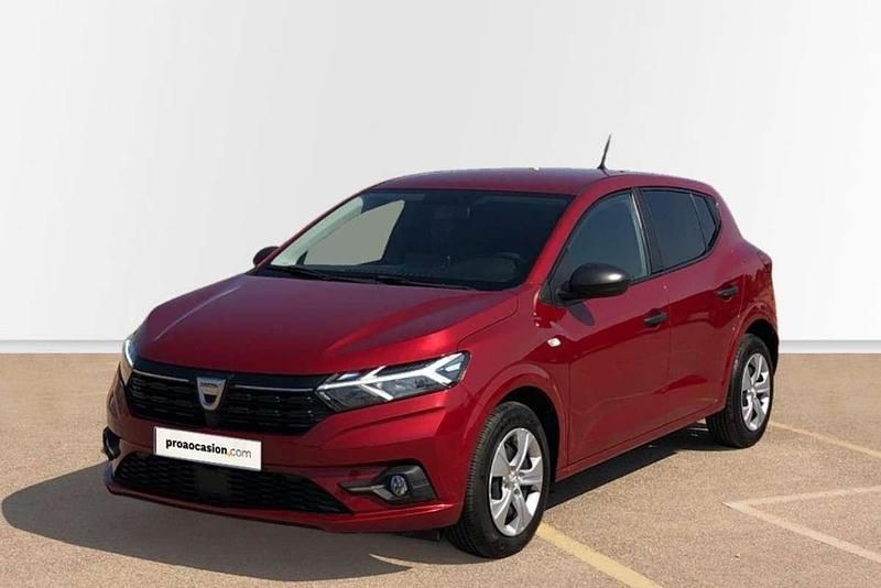 Rojo Usado 2021 Dacia Sandero Essentiel Utilitario | 12.100 € (Precio justo) - Imagen 1/4