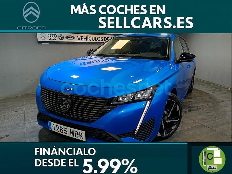 Azul Usado 2022 Peugeot 308 Allure Berlina | 16.990 € (Buen precio) - Imagen 1/4