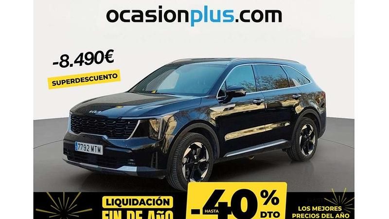Negro Usado 2024 Kia Sorento SUV | 41.500 € (Un poco caro) - Imagen 1/4