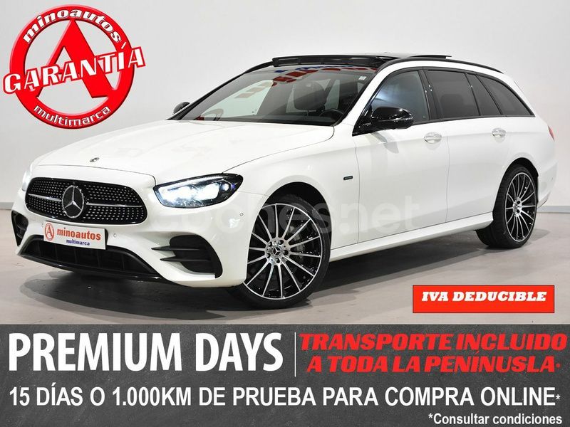 Blanco Usado 2020 Mercedes E300 AMG line Familiar | 40.890 € (Caro) - Imagen 1/4