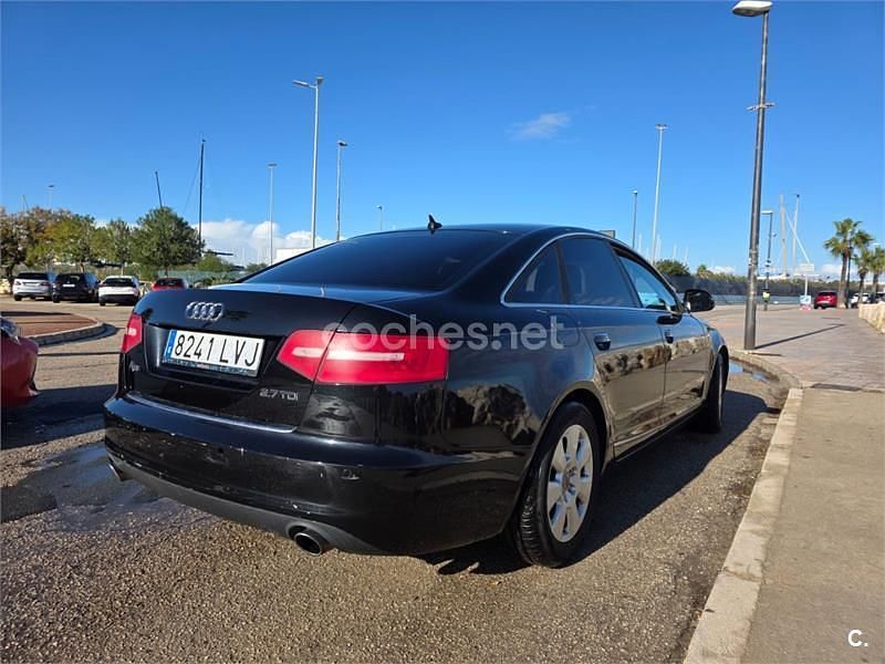 Usado Audi A6 190 CV (139 kW) 2010 Negro Berlina