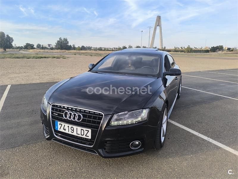 Usado Audi A5 Sportback 240 CV (176 kW) 2010 Negro Utilitario