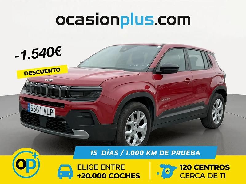 Usado Jeep Avenger Altitude 100 HP (73 kW) 2023 Vermelho SUV