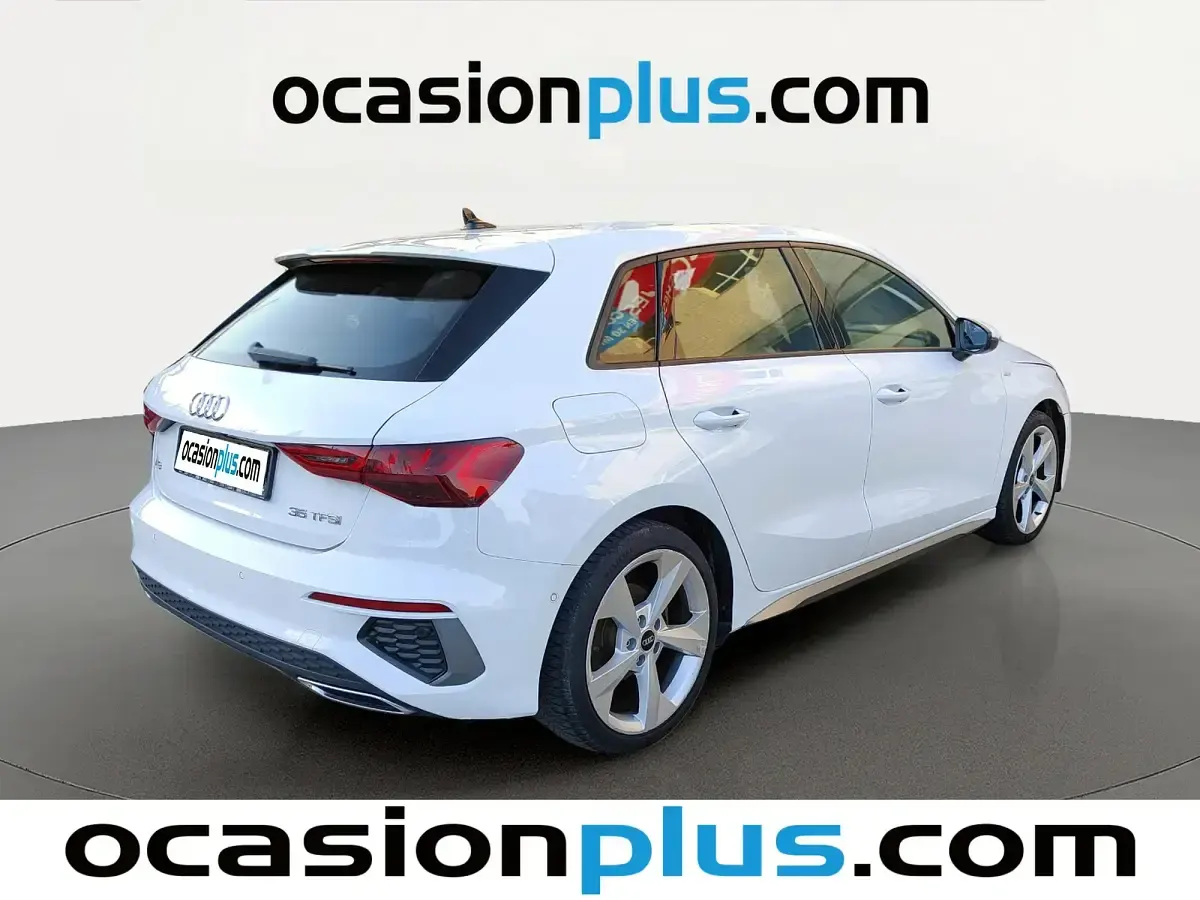 Usado Audi A3 S-Line 150 CV (110 kW) 2023 Blanco Berlina