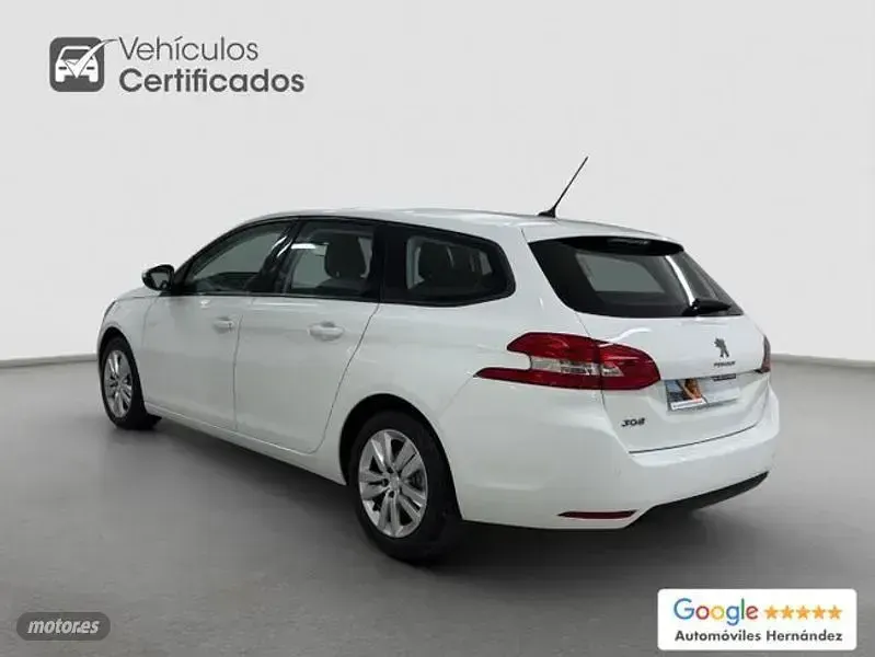 Usado Peugeot 308 SW Style 100 CV (73 kW) 2020 Blanco Familiar