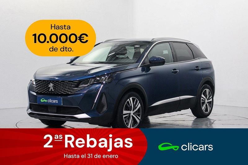 Azul Usado 2021 Peugeot 3008 Allure SUV | 19.490 € (Precio justo) - Imagen 1/4