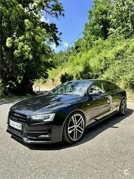 Usado Audi A5 Sportback S-Line 211 CV (155 kW) 2012 Negro Utilitario