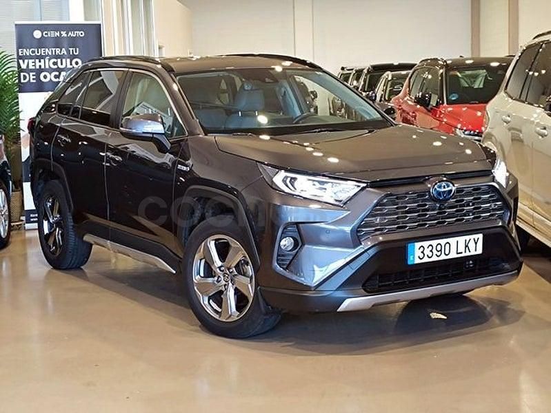 Usado Toyota RAV4 Hybrid Luxury 222 CV (163 kW) 2020 Gris / plata SUV