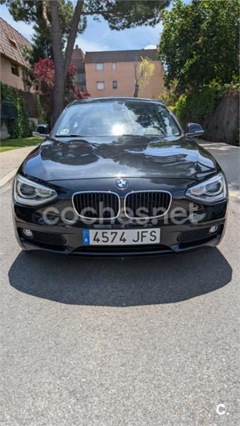 Negro Usado 2015 BMW 118 Utilitario | 9000 € (Super precio) - Imagen 1/4