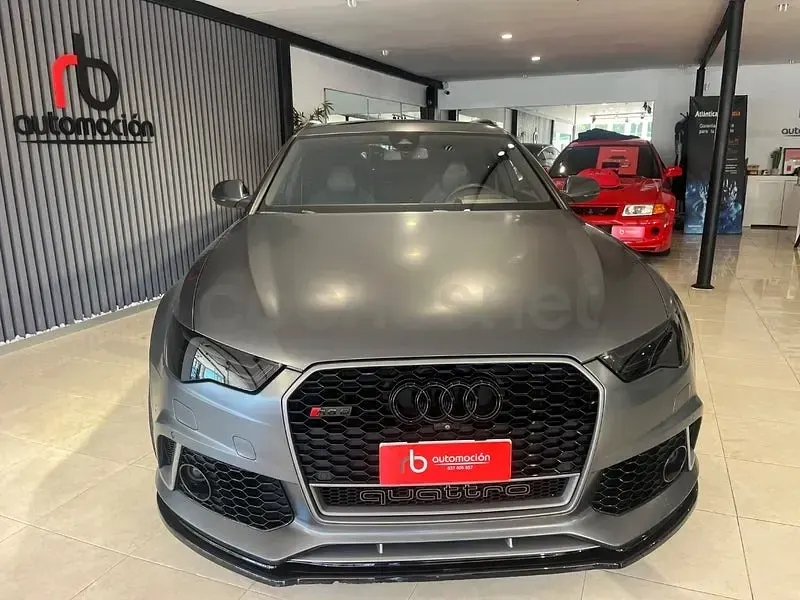 Usado Audi RS6 Performance 605 CV (444 kW) 2018 Gris / plata Familiar