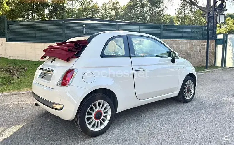 Usado Fiat 500C Lounge 69 CV (50 kW) 2012 Blanco Descapotable