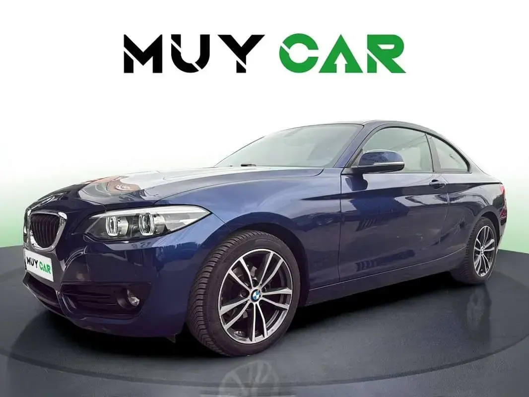 Usado BMW 218 150 CV (110 kW) 2017 Azul Coupe
