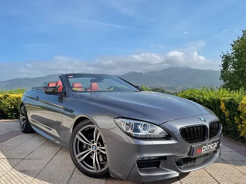 Usado BMW 640 Cabriolet Comfort Edition 313 CV (230 kW) 2016 Gris / plata Descapotable