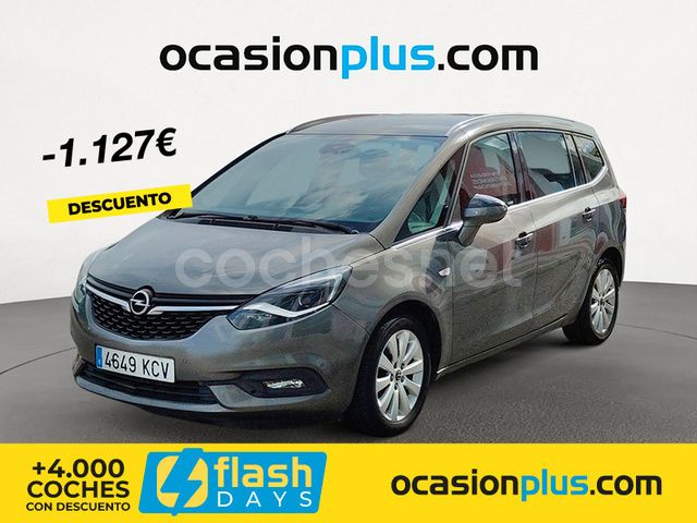 Gris / plata Usado 2017 Opel Zafira Excellence Monovolumen | 11.990 € (Precio justo) - Imagen 1/4