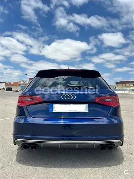 Usado Audi S3 300 CV (220 kW) 2014 Azul Berlina